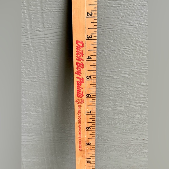 Vtg Grand Rapids Michigan Veenstra Dutch Boy Paints Advertisement Yard Stick - Picture 7 of 15